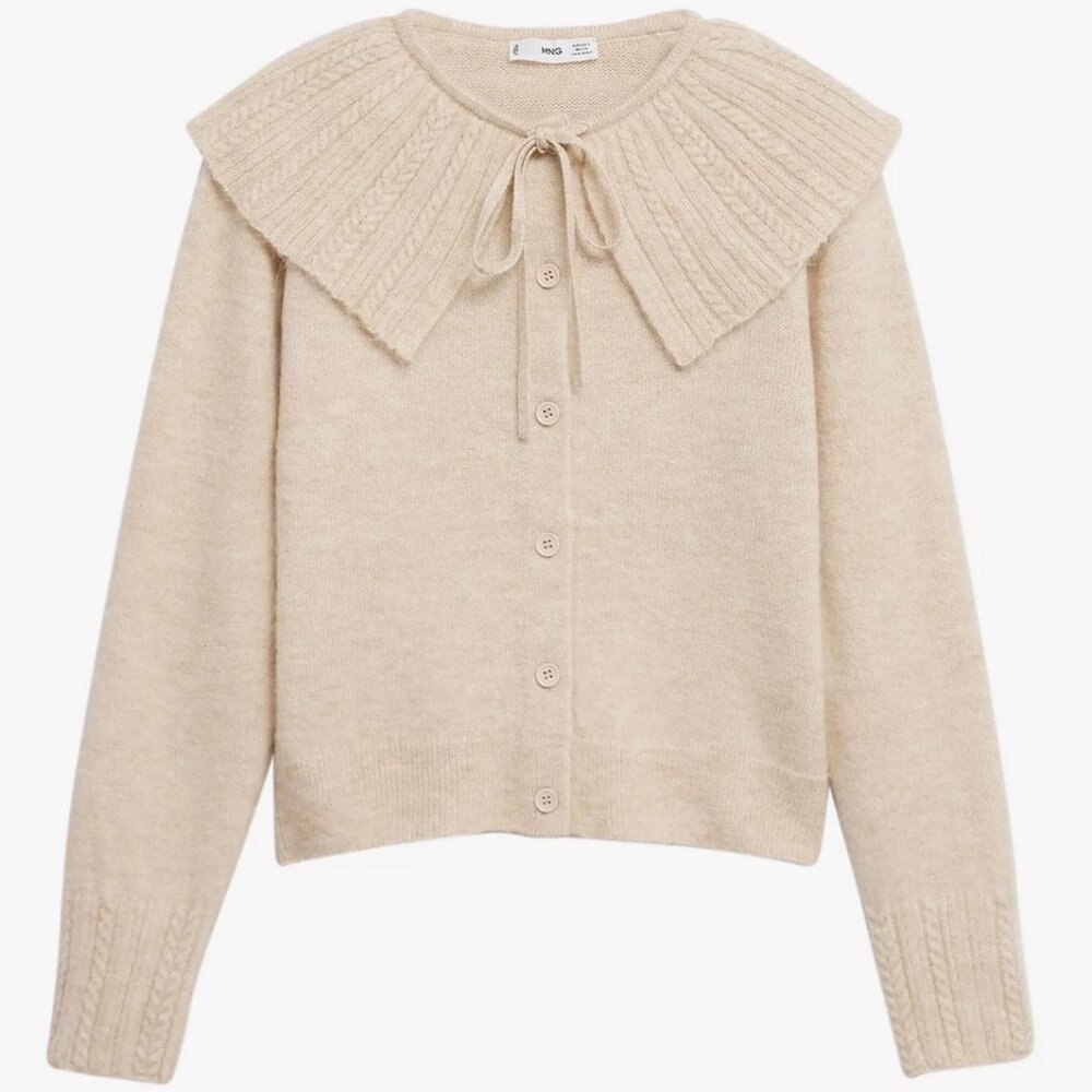 Mango Baby doll-neck cardigan (Like New!)